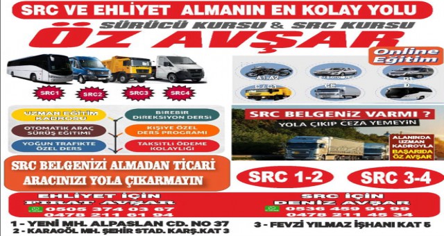 Ardahan'da Bir İLK Artık SRC Almak için başka bir ile gitmeye gerek YOK