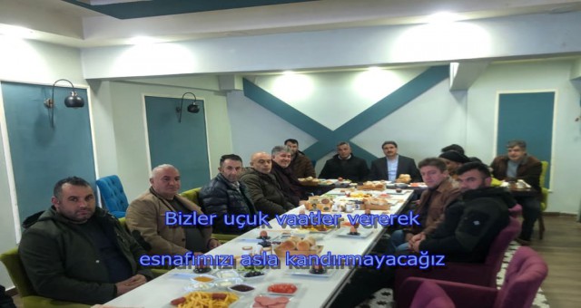 Bizler uçuk vaatler vererek esnafımızı asla kandırmayacağız