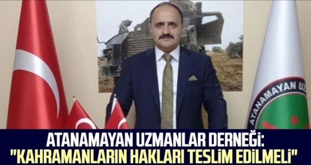 ATANAMAYAN UZMANÇAVUŞLAR HAKLARINI GERİ İSTİYOR.