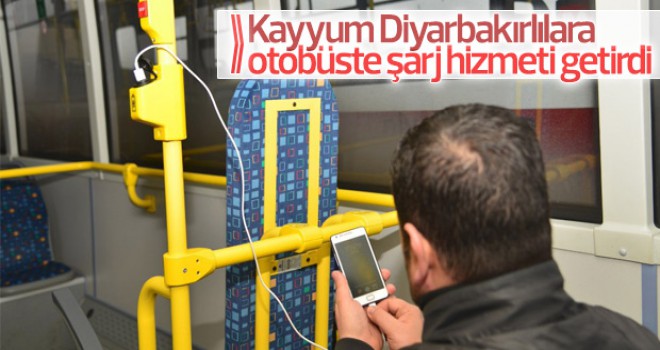 Diyarbakır otobüslerinde ücretsiz internet dönemi